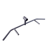 (LMMG) Landmine Multi-Grip T Bar Row Attachment with Long Handle for Full Range-of-Motion Workouts, Solid Steel Construction with Medium Knurl for Superior Grip